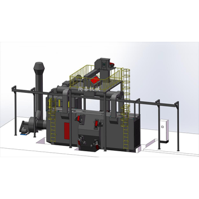 3D 懸掛式拋丸機(jī)圖